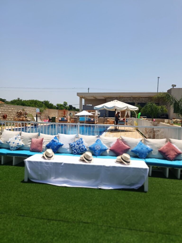 הוילה במשמר השבעה - בריכה ומתחם אירוח ענק לאירועי יום - טלחופש | טלח